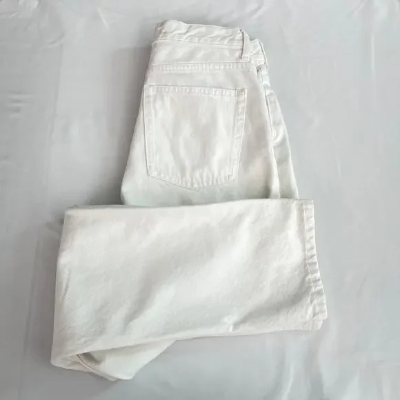 SLVRLAKE Beatnik Slim Fit High Rise Jeans White Wash Women's Size 27 - Picture 10 of 16